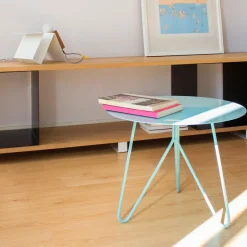 Pamono Seis Center Table in Blue by Mendes Macedo for Galula Sale