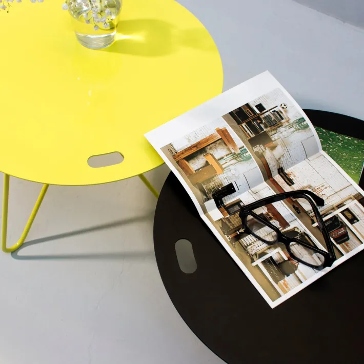 Pamono Seis Center Table in Yellow by Mendes Macedo for Galula Sale