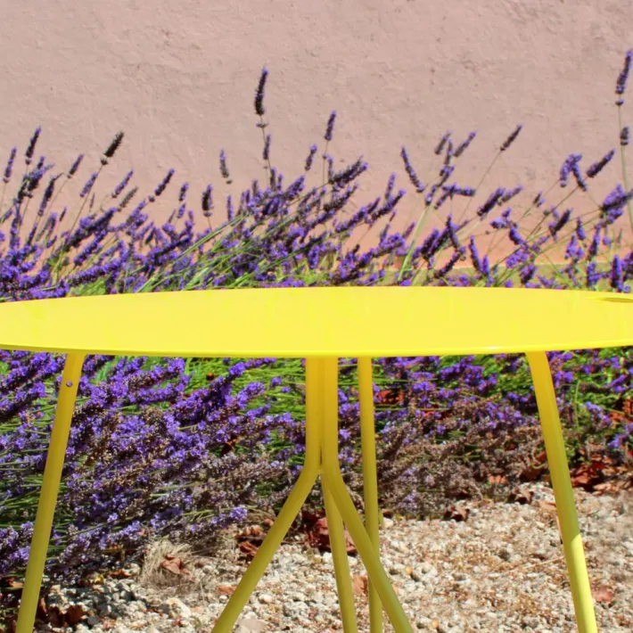 Pamono Seis Center Table in Yellow by Mendes Macedo for Galula Sale