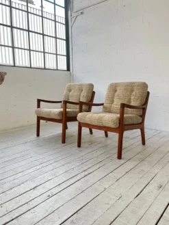 Pamono Senator Easy Chairs by Ole Wanscher for Cado, 1960s, Set of 2 Best