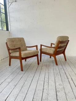 Pamono Senator Easy Chairs by Ole Wanscher for Cado, 1960s, Set of 2 Best