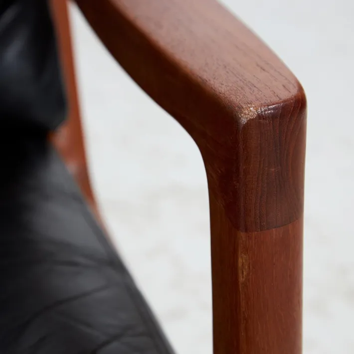 Pamono Senator Leather Sofa Set by Ole Wanscher for France & Søn, 1960s, Set of 3 Best