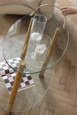 Pamono Serving Bar Cart with Tubular Legs in the style of Belgo Chrome, 1970 Best