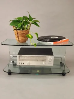 Pamono Serving Trolley from Fiam, 1980s Online