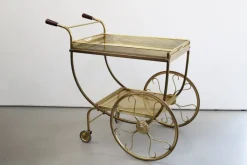 Pamono Serving Trolley in Perforated Metal by Josef Frank for Svenskt Tenn, Sweden, 1950s Online