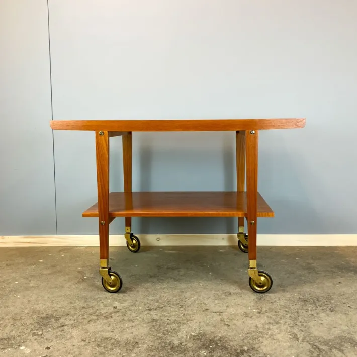 Pamono Serving Trolley in Teak, 1960s New