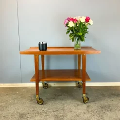 Pamono Serving Trolley in Teak, 1960s New