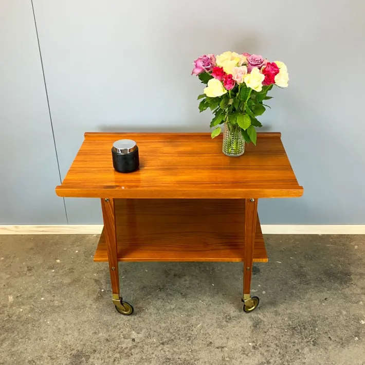 Pamono Serving Trolley in Teak, 1960s New