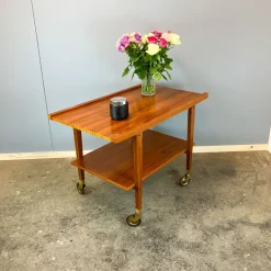 Pamono Serving Trolley in Teak, 1960s New