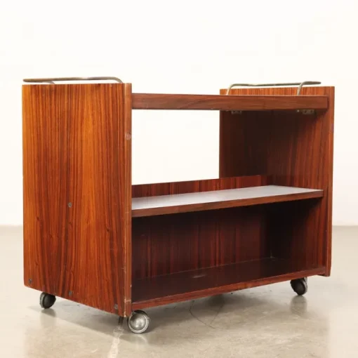 Pamono Serving Trolley in Wood, Italy, 1960s Outlet