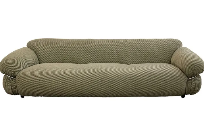 Pamono Sesann Sofa and Armchairs by Gianfranco Frattini for Cassina, 1970, Set of 3 Discount