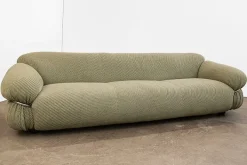 Pamono Sesann Sofa and Armchairs by Gianfranco Frattini for Cassina, 1970, Set of 3 Discount