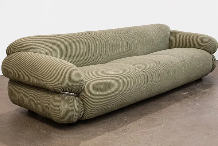 Pamono Sesann Sofa and Armchairs by Gianfranco Frattini for Cassina, 1970, Set of 3 Discount