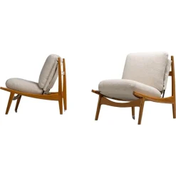 Pamono Set of 790 Lounge Chairs by Joseph André Motte for Steiner, France, 1960s Sale