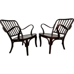 Pamono Set of Art Deco A752F Chairs by Josef Frank for Thonet, 1930s Clearance