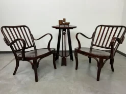 Pamono Set of Art Deco A752F Chairs by Josef Frank for Thonet, 1930s Clearance