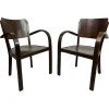 Pamono Set of Art Deco Armchairs from Thonet, 1930s New