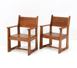 Pamono Set of Art Deco Children's Armchairs by Jan Wils for Eik en Linden, 1918 Sale