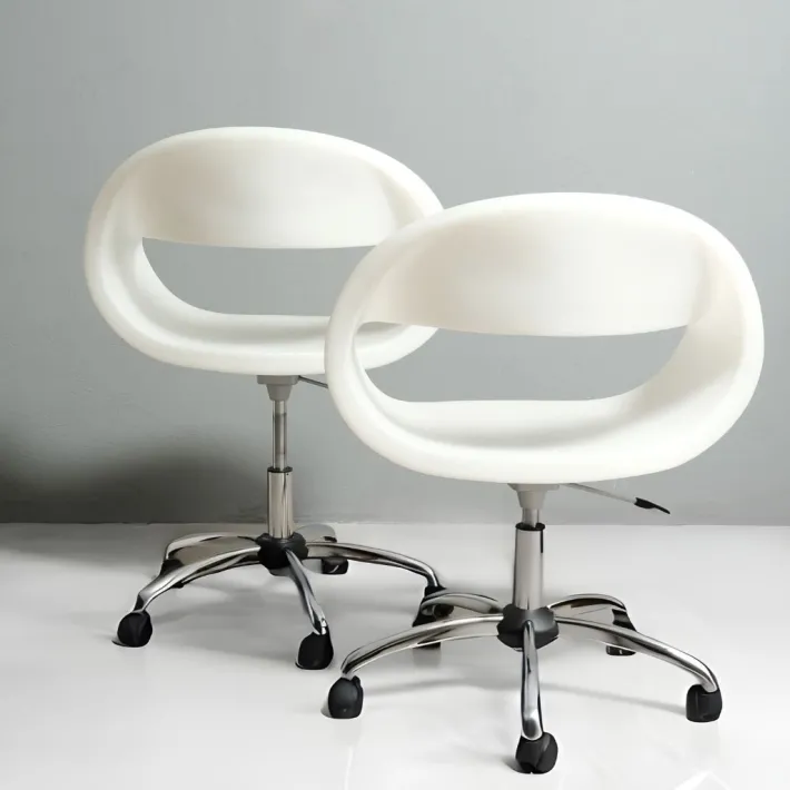 Pamono Set of Baba Sintesi Tolomei Swivel and Adjustable Armchairs for BBB Italia New