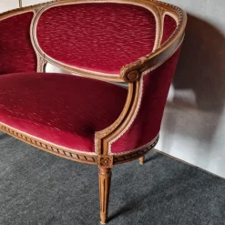 Pamono Set of Basket Bench and Armchairs, 1950s, Set of 3 Sale