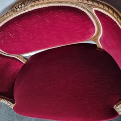 Pamono Set of Basket Bench and Armchairs, 1950s, Set of 3 Sale