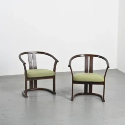 Pamono Set of Beech Armchairs by Isamu Kenmochi, 1960s Clearance