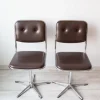 Pamono Set of Belgian Office Chairs by Unic Design, 1970