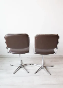 Pamono Set of Belgian Office Chairs by Unic Design, 1970