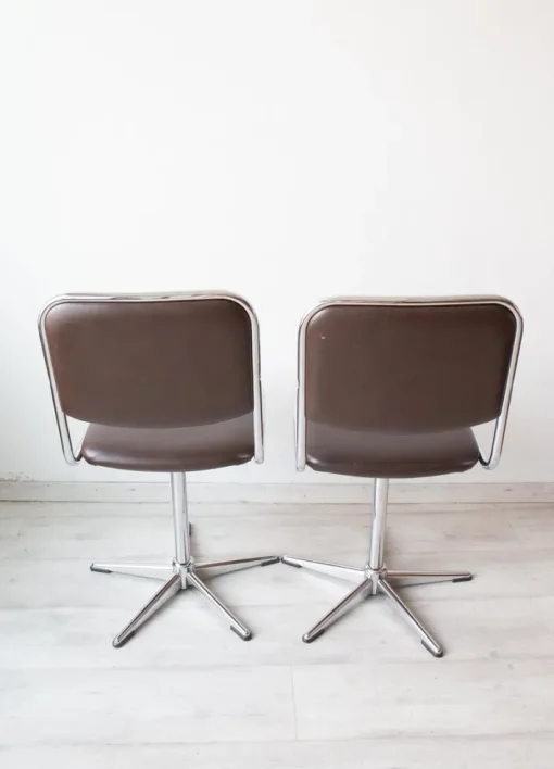 Pamono Set of Belgian Office Chairs by Unic Design, 1970