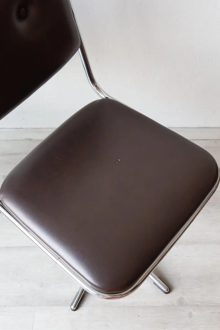 Pamono Set of Belgian Office Chairs by Unic Design, 1970