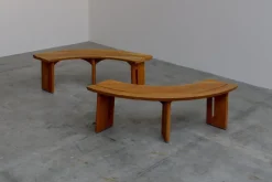Pamono Set of Benches, France, 1970s, Set of 2 Hot