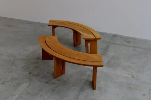 Pamono Set of Benches, France, 1970s, Set of 2 Hot