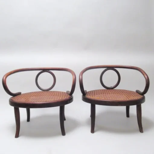 Pamono Set of Bentwood Childrens Chairs attributed to Michael Thonet for Gebrüder Thonet, 1890s Best