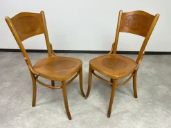Pamono Set of Bentwood Dining Chairs from Thonet, 1930s New