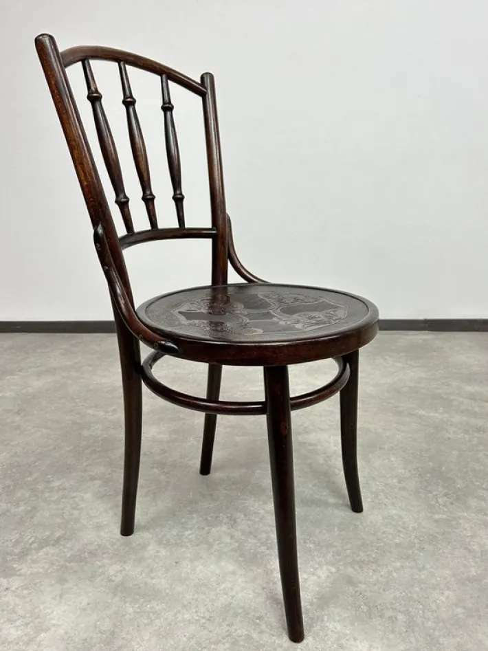 Pamono Set of Bentwood Dining Chairs from Thonet, 1920s Hot
