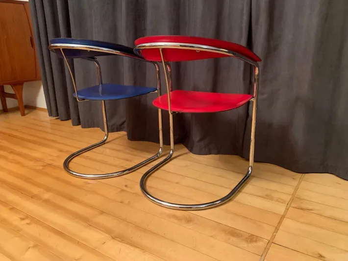 Pamono Set of Canasta Chairs from Arrben, Italy, 1970s-1980s Outlet