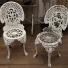 Pamono Set of Cast Aluminium Garden Chairs with Original Paint Clearance