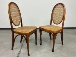 Pamono Set of Chairs by Otto Prutscher for Café Heinrichshof, 1890s