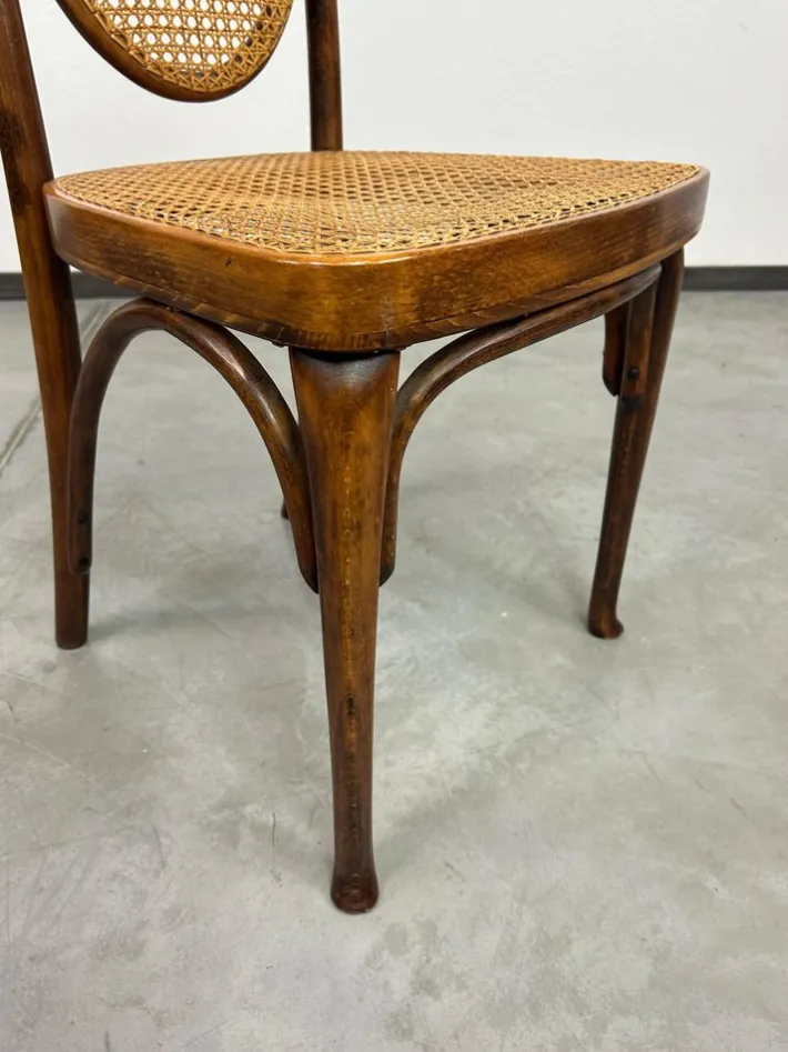 Pamono Set of Chairs by Otto Prutscher for Café Heinrichshof, 1890s