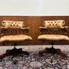 Pamono Set of Chesterfield English Captain Chairs