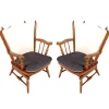 Pamono Set of Chiavari Chestnut Rocking Chairs with Springs, 1930s Discount