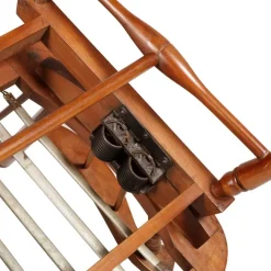 Pamono Set of Chiavari Chestnut Rocking Chairs with Springs, 1930s Discount