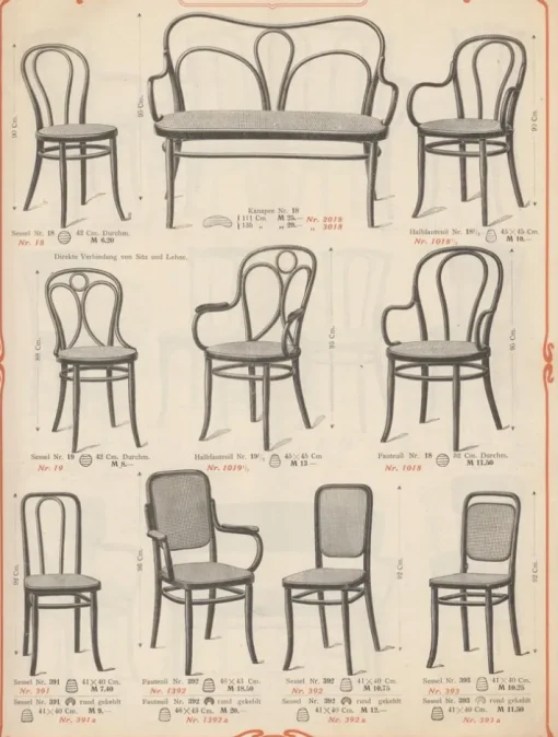 Pamono Set of Dining Chairs from Thonet, 1920s Best