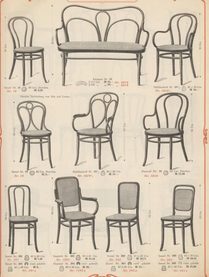Pamono Set of Dining Chairs from Thonet, 1920s Best