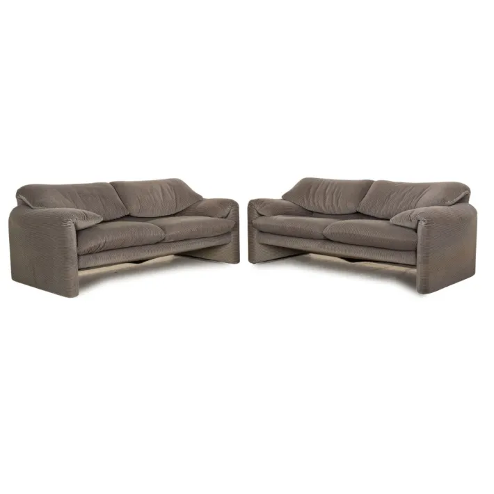 Pamono Set of DS 14 Leather Sofa Set from De Sede Clearance