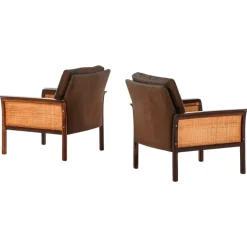 Pamono Set of Easy Chairs Model 500 attributed to Hans Olsen for C/S Furniture, 1960s New