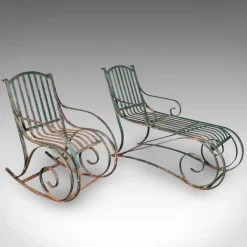 Pamono Set of English Garden Loungers, 1910s Outlet