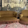 Pamono Set of English Sofa and Basket Armchair Best