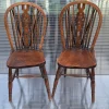 Pamono Set of English Windsor Chairs in Elm Wood, 1890s, Set of 2 Discount