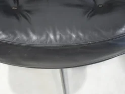 Pamono Set of Executive Chairs in Black Leather by Charles and Ray Eames, 1960s Hot